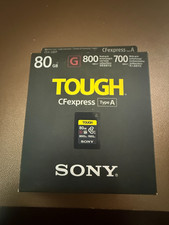    NEW Sony TOUGH CFexpress Type A 80GB   Ultra Fast  Genuine Sony