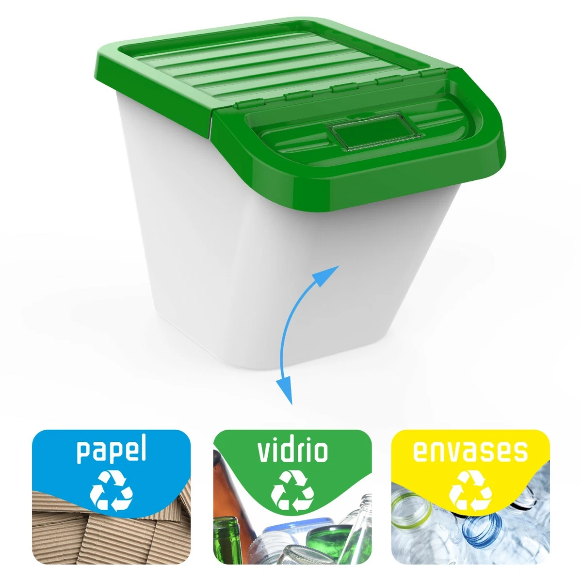 Cubo reciclaje papel new arrivals