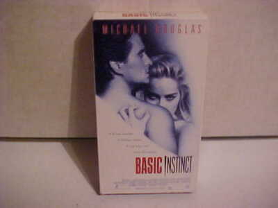Basic Instinct (VHS, 1992) MICHAEL DOUGLAS SHARON STONE G1