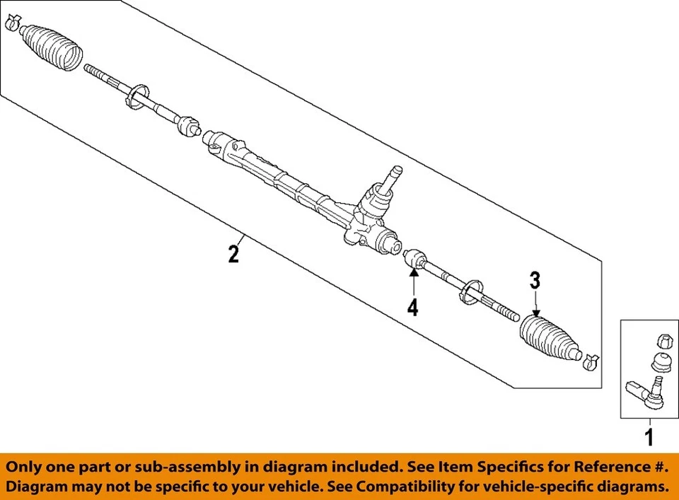 Conjunto de cremallera y piñón usado se adapta a: Mitsubishi Eclipse Cross 2019 gasolina 2,4 L Foto 3 de 4