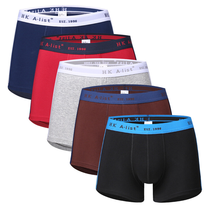 Mens Underwear U Pouch Long Leg Boxer Shorts Mid Waist Comfort Trendy Panties