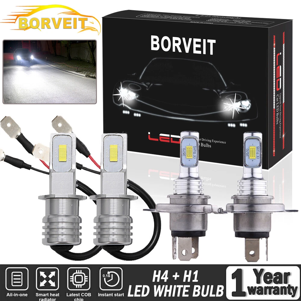 4x Headlight Globes For Holden Commodore VZ SV6 SV8 SSZ SVZ 2005