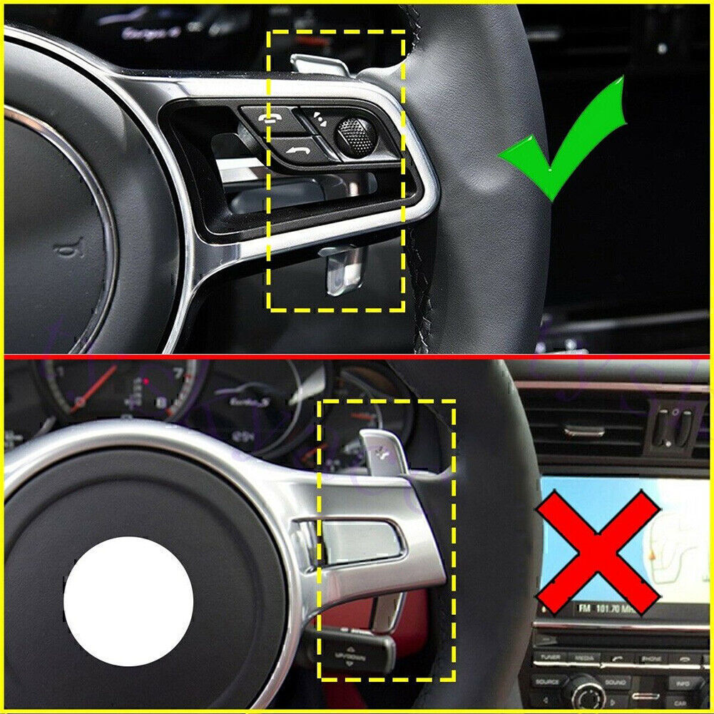 Blue Steering Wheel Gear Shift Paddle Extension For Porsche 911 Carrera