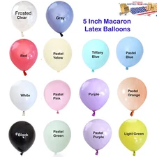 5" Inch Macaron Color 200 pc Mini Small Latex Balloons Baby Shower Gender Reveal