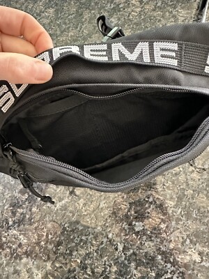 Brand New Supreme Waist Bag SS18 Box Logo Fanny Pack-black