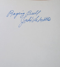 Signed Raging Bull II: Continuing the Story of Jake LA Motta HCDJ 1986 JRR34