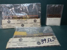 Allen Bradley Resistors 39 Ohm 1 Watt 5% Qty 45+ 0.1 Ohm 10% Qty 10 1 Watt