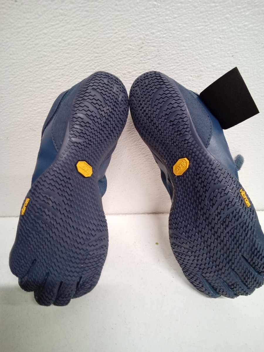 Vibram Mens Five Fingers KSO EVO Shoes Blue White EU 42 US 8.5-9. KSO EVO Blue / Ivory | Man | Vibram main image 4