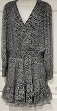 Michael Kors Women’s Animal & Metallic Print Dress Size Large