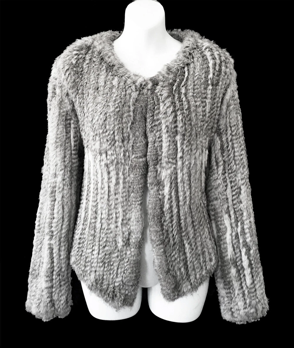 Joie rabbit fur jacket sale