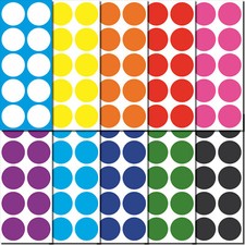 100 kropek samoprzylepnych 50mm 5cm naklejka punktowa folia PVC zmywalna dezynfekowana