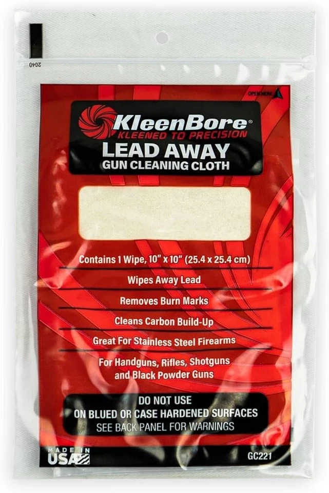 KLEENBORE Lead Away Gun Cloth Carbon Burn Mark Stainless Steel Cleaner - Image 2 of 4