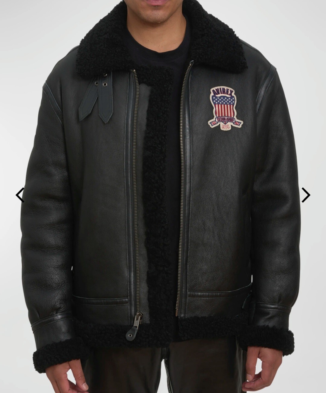 Avirex Icon Sherling Jacket w/Hat