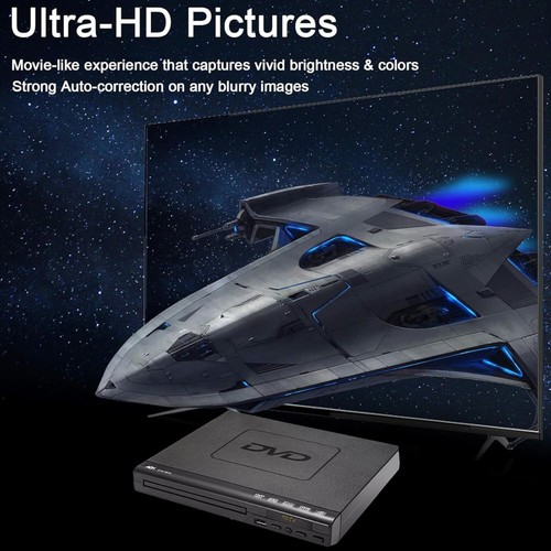 Tragbarer DVD Player CD VCD USB SVCD Player DVD Videoplayer mit Fernbedienung - Afbeelding 4 van 12