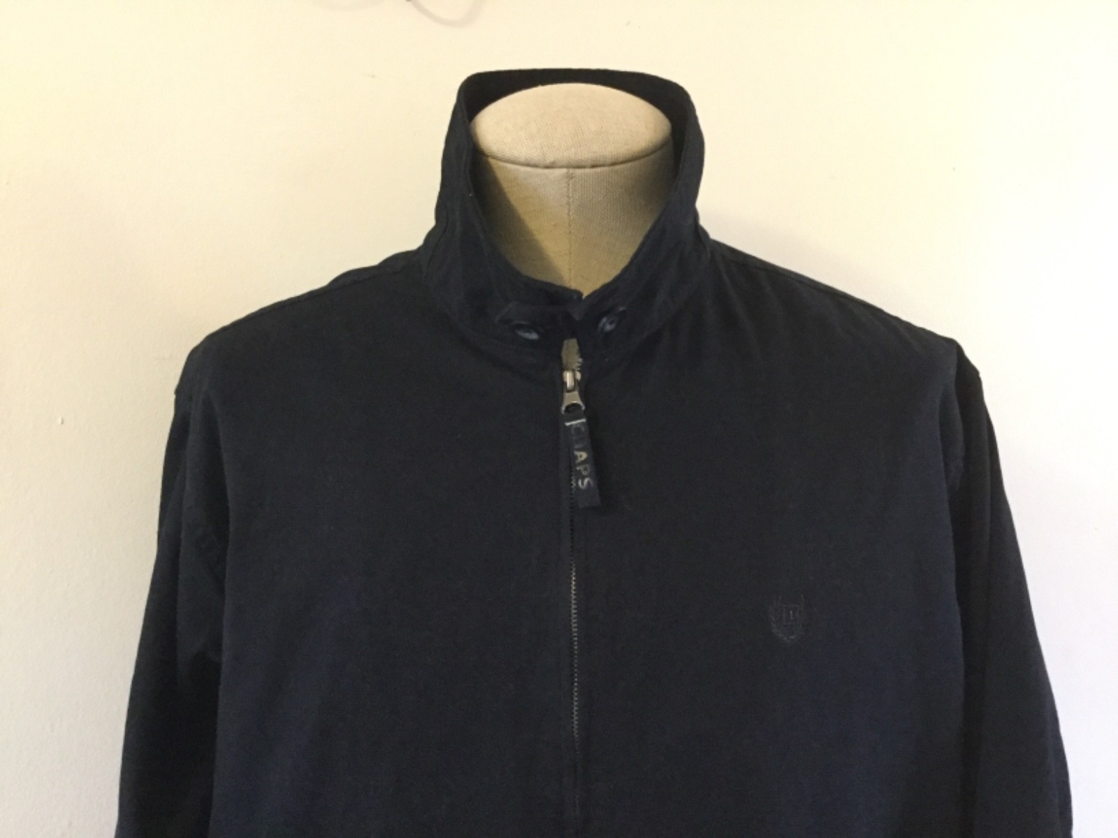 CHAPS Men's Black Jacket Coat Basic Jacket Size L… - image 2