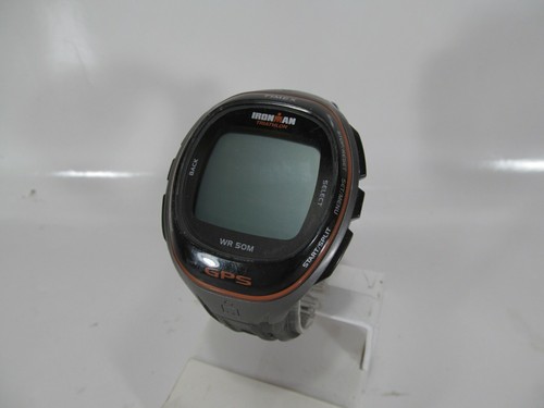 TIMEX IRONMAN TRIATHLON INDIGLO GPS WATCH NO CHARGER M878 5K549 WR 50M GS - Picture 1 of 8