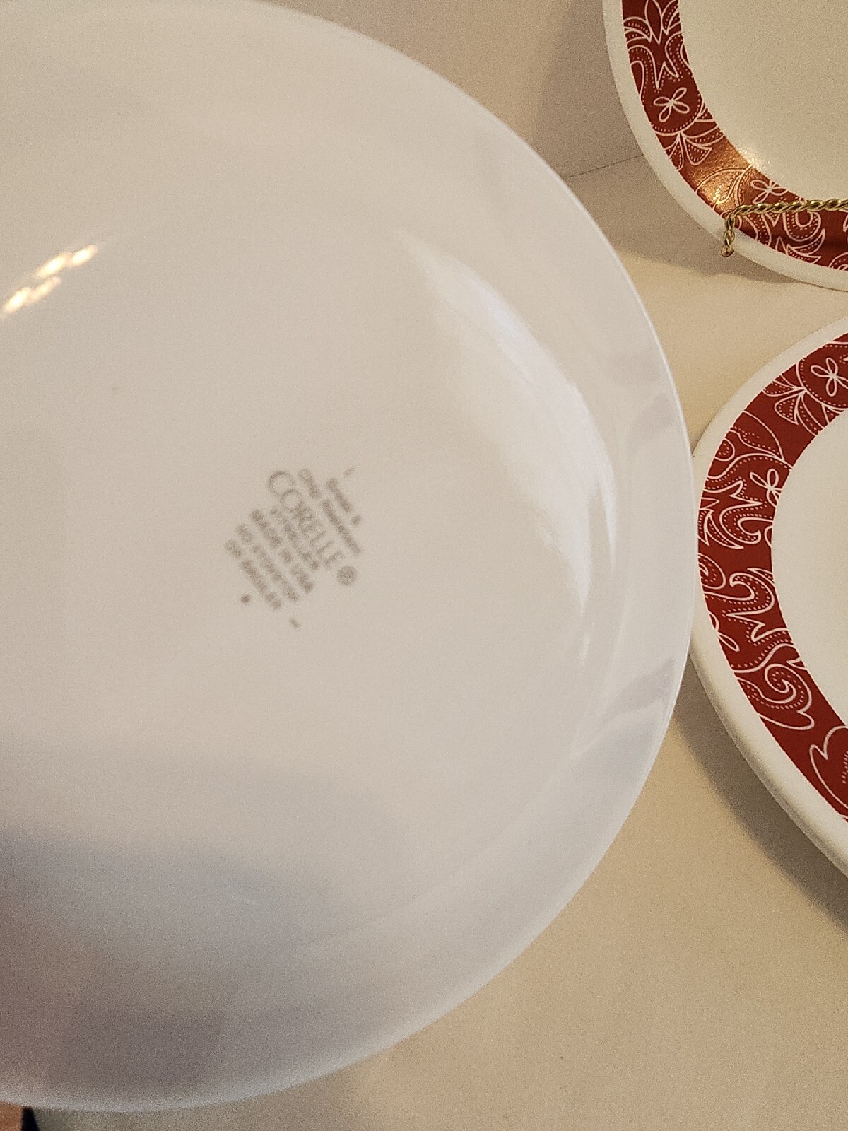 Corelle Bandhani 7 Pc Set - Plates & Bowls 