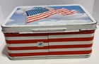 Vintage 1973 Patriotic Flag Metal Lunchbox — photo 10