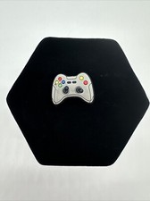 Jibbitz Gray GAMING SYSTEM CONTROLLER SHOE CROC CHARM -1.2 In- Used  70