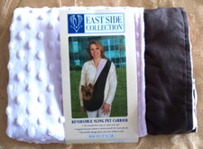 NEW Small Dog Cat Sling Pet Carrier - Pink Brown Reversible - Holds Up to 8 lbs