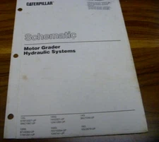 Caterpillar CAT 130G Motor Grader HYDRAULIC SYSTEM Schematic Manual 74V2321-Up