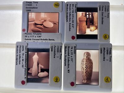 Tony Cragg  Modern Sculpture lot Of 4  35mm Art Slides 8