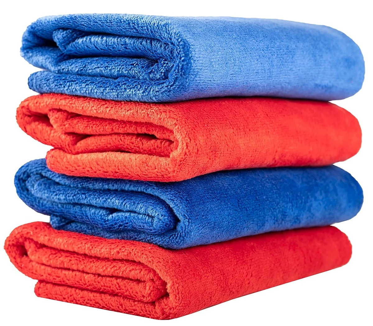 Red and best sale blue towels