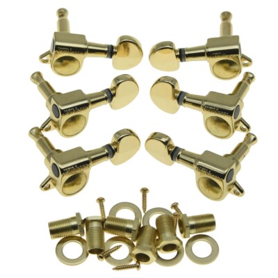 Wilkinson 3x3 ROTO Style Guitar Tuning Keys for LP/Acoustic Guitars Gold---
