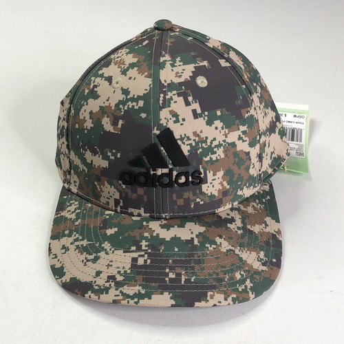 New Adidas Golf Tour Camo Snapback Cap 