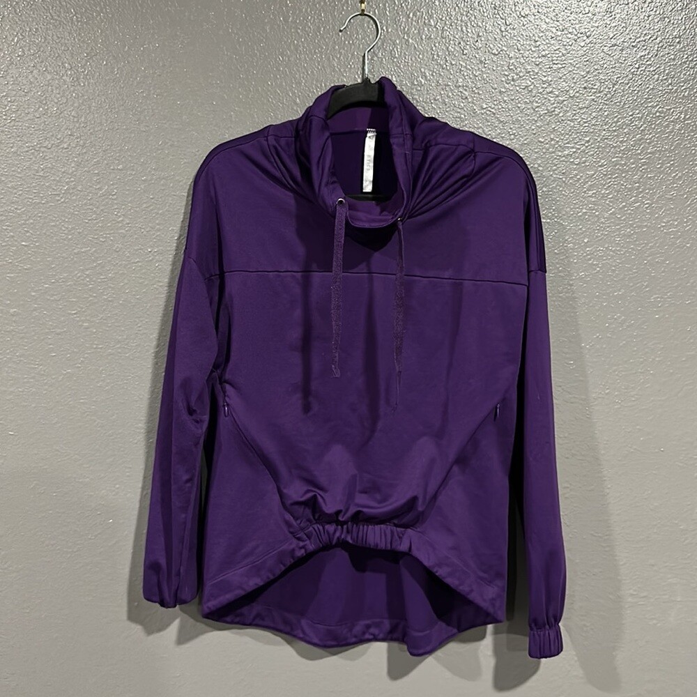 Fabletics Europa Pullover Cowl Neck Sweatshirt XS - image 2