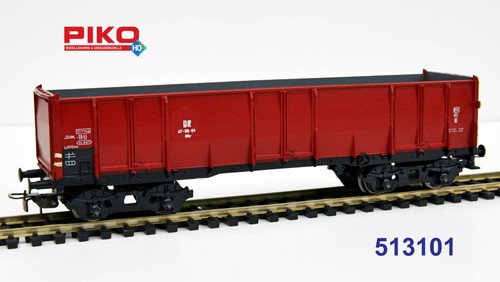 PIKO 513101 4-achsiger Güterwagen OOr mit hohen Bordwänden, braun, DR, Ep. IV …. | Zustand: Gebraucht