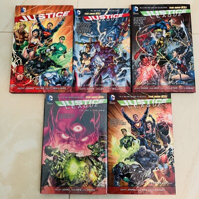 DC Comics The New 52 JUSTICE LEAGUE Vol. 1-5 TPB HARDCOVER LOT #1-29 RUN 2011