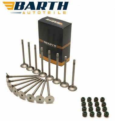 8x Einlassventil 8x Auslassventil VW Audi 2.0 3.0 TDI CFFA 03L109611 03L109601
