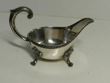 NEA-3 -- SILVERPLATE SAUCE BOAT 3 3/4 X 6" Apollo EPNS Bernard Rice's Sons BRS