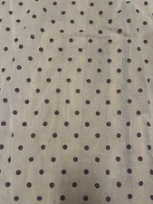 Pottery Barn Teen Dottie - Purple Sheer Curtain Panels 42 X 63 Tie Top