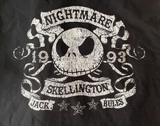 Disney Nightmare Before Christmas Jack Skellington Jacket YOUTH SIZE XXL READ