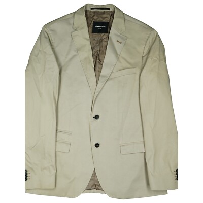 BENVENUTO black men's stretch jacket sport coat blazer business 50 L beige sporty
