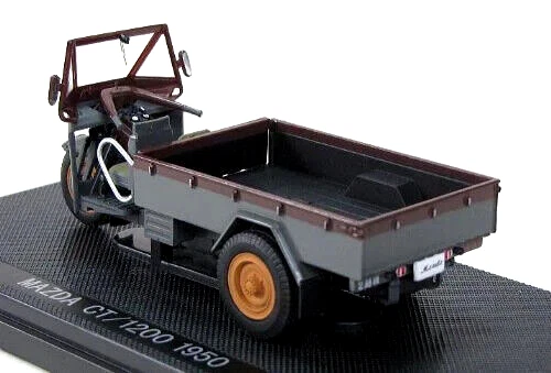 EBBRO 1/43 RESINA MAZDA CT 1200 CAMINHÃO 3 RODAS CINZA/MARROM JAPÃO 1950 - Imagem 4 de 4