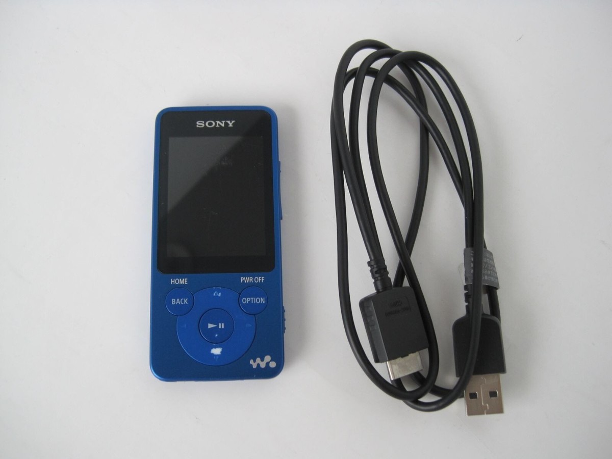SONY ウォークマン NW–E083 Sony Walkman NW-E083 Digital Audio Player Blue Used - Tested