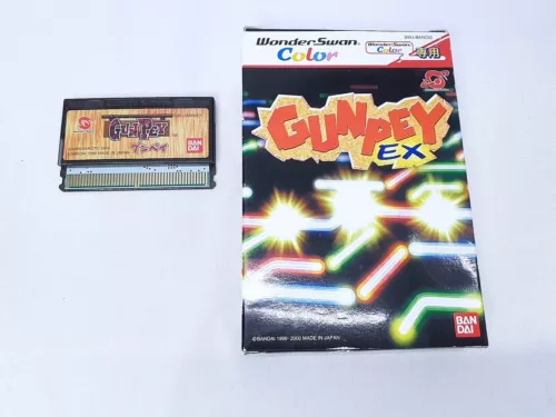 WonderSwan Color Gunpei EX Boxed CIB +Gunpei game Tested