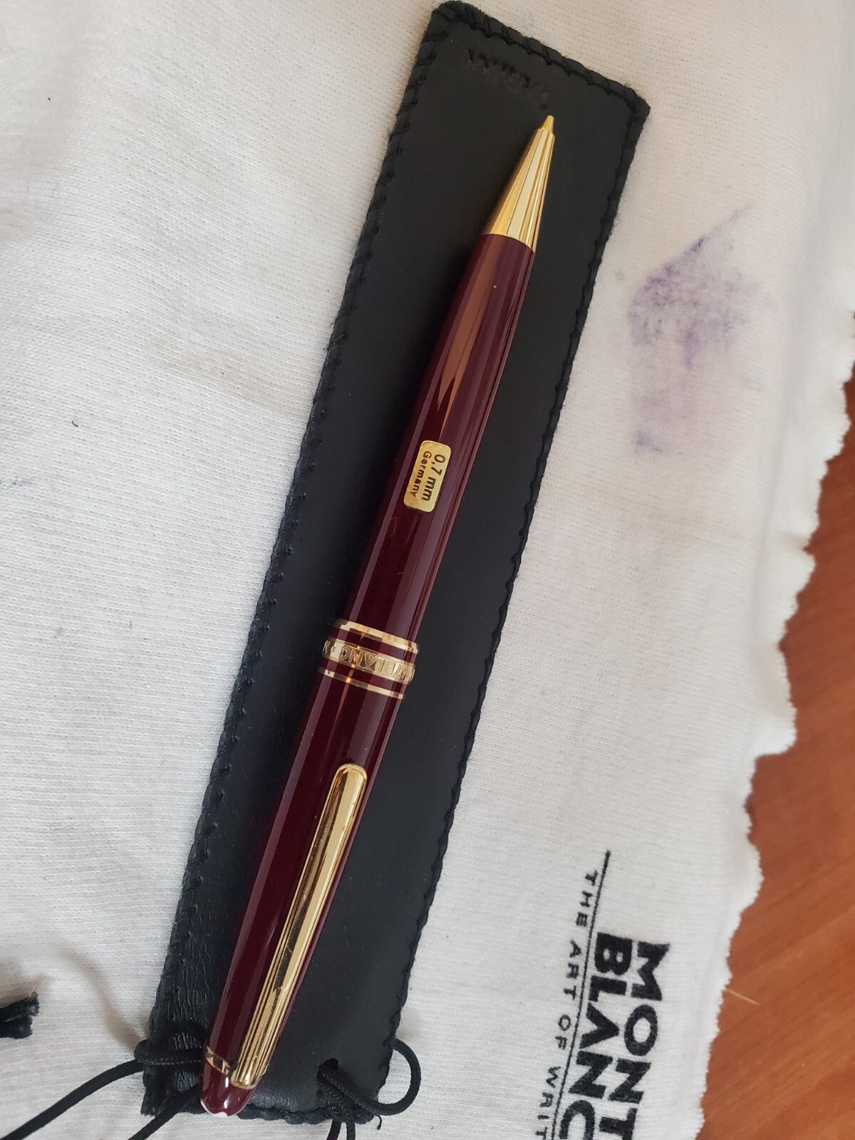 モンブラン シャープペンシル マイスターシュテュック165❗️艶やか