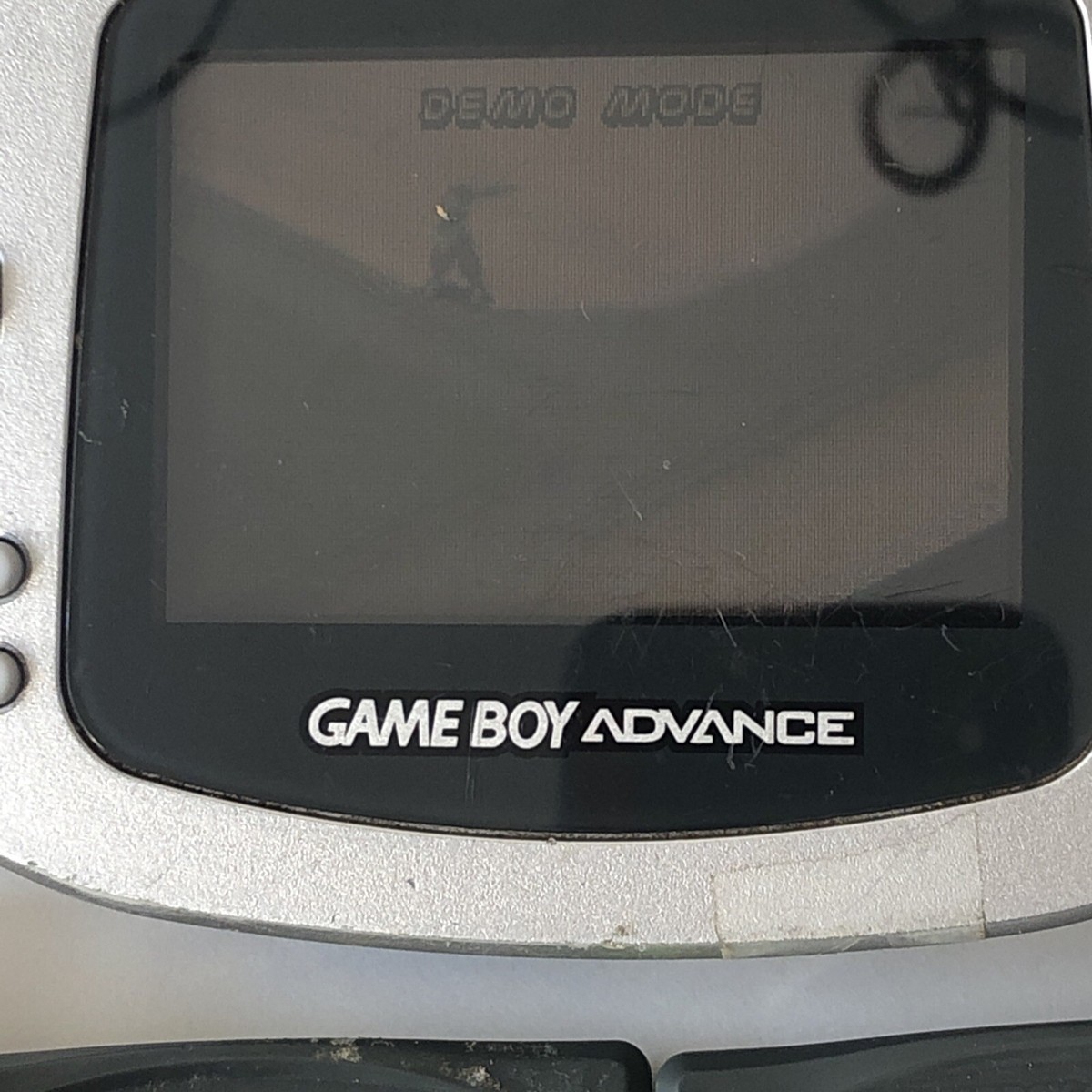 Nintendo Game Boy Advance AGB-001 Silver with 7 games ,No