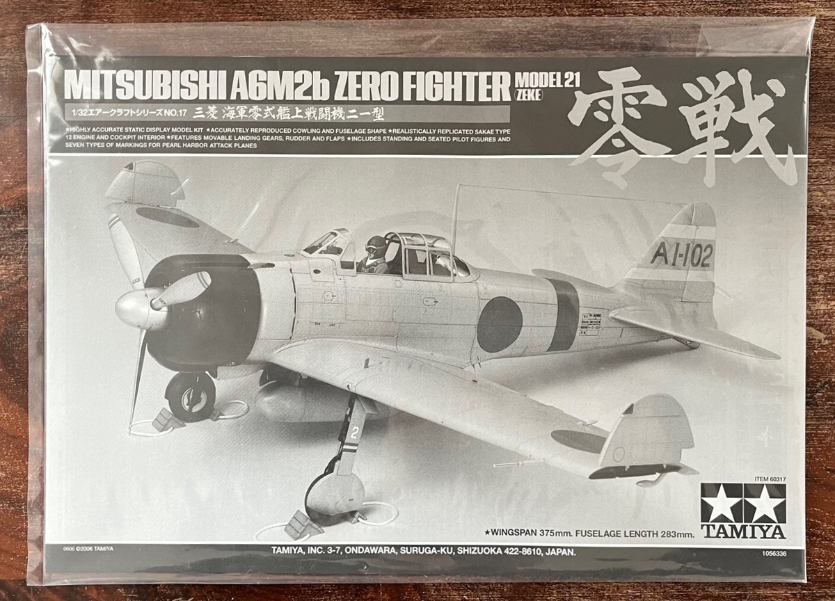 MITSUBISHI A6M2b ZERO FIGHTER MODEL 21 1/32 kit TAMIYA Air