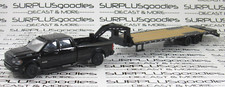 Greenlight 1:64 Black 2024 DODGE RAM 2500 LARAMIE Pickup w/Gooseneck Trailer