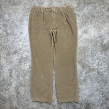 Vintage LL bean pants mens 40 x 33 Corduroy 90s USA made tan brown outdoors