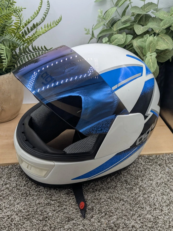 AGV Spectre Hecho con Escudo Kevlar Motocicleta Adulto M-58 Snell Foto 2 de 4