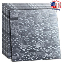 XUANINY Bronze Mix Aluminum Peel & Stick Mosaic Tile Backsplash Wall Decor