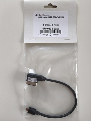Original Audi Music Interface Adapterleitung AMI Kabel Micro USB 4F0051510M NEU 