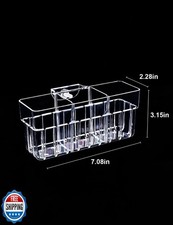 2 Pack Clear Aquarium Plant Holder Top Hanging Fish Tank Plant Holders Fits u...