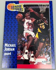 1991-92 Fleer #220 Michael Jordan League Leaders: Chicago Bulls